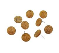 WENH 14/16 mm 100 pezzi/lotto borchie for orecchini con glitter colorati for accessori/parti di orecchini for gioielli fai da te(14mm,PALLADIUM)