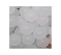 WENH 20 pezzi Ø2mm - 10mm PP palline di plastica solida Dia 2 2,38 2,5 3 3,175 3,5 4 4,5 4,763 Perline rotonde traslucide galleggianti da 5mm a 10mm(7.144mm)