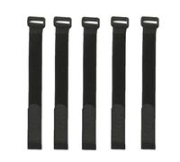WENH 30/50 Pz Riutilizzabili Gancio E Anello di Fissaggio Cinghie for Cavi Con Fibbia Gestione del Cavo Regolabile Filo Organizzatore Cinch Strap(Black,20x200mm 30Pcs)