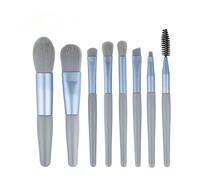 WENH 8 pezzi pennelli for trucco Pro set di pennelli rosa in polvere ombretto for sfumare eyeliner ciglia sopracciglio trucco pennelli for cosmetici di bellezza(04)