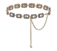 WENH For le donne, cinture a catena da cowgirl, for abiti, jeans, outfit da concerto country(Bronze-32a)