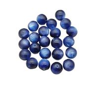 WENH Perline rotonde grosse in resina effetto occhio di gatto da 12 mm, 500 pezzi, for collane fatte a mano e componenti fai da te. Accessori e componenti for gioielli(Royal blue)