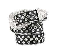 WENH Splendida cintura tempestata di strass(Black)