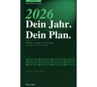 Weniger ist mehr - der Jahresplaner 2026