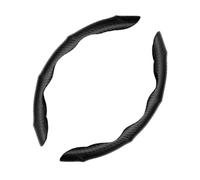 WENINETIES 1 Paio Coprivolante Auto per Audi Q7 Sline 2010-2015, Auto alla Moda Coprivolante Segmentato Copri Volante per Auto Copertura di Volante,Bla-CK