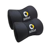 WENINETIES 2 Pezzi Cuscino Poggiatesta Auto per Smart 451 453 Fortwo Forfour, Poggiatesta per Sedile Auto,Sostiene Collo Allevia Dolore,Cuscino Cervicale per Guida,per Sedia Auto