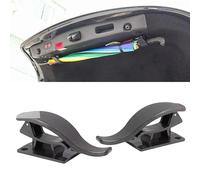 WENINETIES 2 Pezzi Gancio Bagagliaio Auto Adatto per MG 4 MG4 EV Mulan Hatchback 2022 2023, Supporto per Ombrello Staffa di Montaggio Multifunzione Nero Accessori Interni