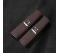 WENINETIES 2 Pezzi Imbottitura Cintura Sicurezza per Mazda MX-5 Miata NA NB NC ND 1990-2022 2023, Cintura di Sicurezza Copertura Auto di Morbidissimo Proteggere Il Collo e la Spalla,Brown
