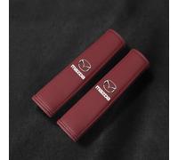 WENINETIES 2 Pezzi Imbottitura Cintura Sicurezza per Mazda MX-5 Miata NA NB NC ND 1990-2022 2023, Cintura di Sicurezza Copertura Auto di Morbidissimo Proteggere Il Collo e la Spalla,Red