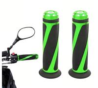 WENINETIES 2 Pezzi Manopole per Manubrio Moto per Piaggio Medley 200 Impugnature per Moto Terminali Ricambi Accessori Robusto Antiscivolo,Green
