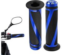 WENINETIES 2 Pezzi Manopole per Manubrio Moto per SYM SYMPHONY200 ST Impugnature per Moto Terminali Ricambi Accessori Robusto Antiscivolo,Blue
