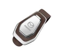 WENINETIES 2 Pezzi Porta Occhiali Auto per Mazda 2 3 6 DJ BM BP GJ CX3 CX-5 CX5 CX 5 CX7 CX9 MX5, Supporto Magnetico per Occhiali da Visiera Supporto per Occhiali Sole da Auto Clip Biglietti,Brown