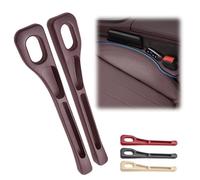 WENINETIES 2 Pezzi Riempitivo per Sedile Auto per Smart 451 Brabus Smart 453, Striscia a Prova di Perdite sul Lato del Sedile Leak-Proof Filling Strip,Brown