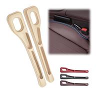 WENINETIES 2 Pezzi Riempitivo per Sedile Auto per Suzuki Vitara IV 2018-, Striscia a Prova di Perdite sul Lato del Sedile Leak-Proof Filling Strip,Beige