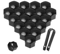 WENINETIES 20 Pezzi Auto Copridadi Bulloni Ruota per Mitsubishi Outlander XL 2010-2024, Copridadi Ruota Copribulloni Tappi a Vite Ruota Copridadi Accessori,17mm