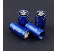 WENINETIES 4 Pezzi Auto Cappucci Valvole per Suzuki Swift SX4 Vitara Jimny S-Cross Swift 2018,Tappo Valvola Pneumatico,Accessori per Pneumatici,Tappini gomme Auto,Auto Decorazione Accessor,D