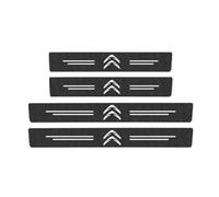 WENINETIES 4 Pezzi Battitacco Adesivi Soglie Porte per Citroen Jumpy III M 2016-, Fibra di Carbonio Piastra Batticalcagno Protezione Porta Soglia Sticker