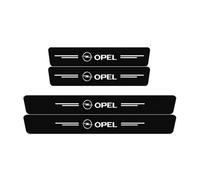 WENINETIES 4 Pezzi Battitacco Adesivi Soglie Porte per Opel Zafira Life 2019-2020, Fibra di Carbonio Piastra Batticalcagno Protezione Porta Soglia Sticker