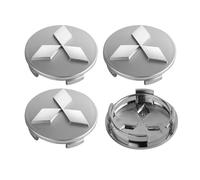 WENINETIES 4 Pezzi Coprimozzo Coprimozzi Auto per Mitsubishi EK X, Auto Emblema Coprimozzo Ruota Centrale coprimozzo Copri Badge,O.D-56mm