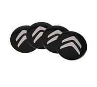 WENINETIES 4 Pezzi Coprimozzo Ruota Adesivi per Citroen Cactus C8 C6 C5 C4L C4 C3 C2 C1 DS DS3 DS5 DS7 DS9 60mm, Autoadesivo Adesivi Copriruota Stickers Protezione Polvere Ruggine Auto Accessori