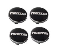 WENINETIES 4 Pezzi Coprimozzo Ruota Centrale per Mazda 2 3 6 CX-3 CX-30 CX-5 CX-50 CX-60 CX-7 CX-8 CX-9 MX-5 MX-30, Tappi Copricerchi Ruota Auto Emblema Coprimozzo Ruota Centrale Coprimozzo,O.D-56MM