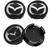 WENINETIES 4 Pezzi Coprimozzo Ruota Centrale per Mazda 2 3 6 CX-3 CX-30 CX-5 CX-50 CX-60 CX-7 CX-8 CX-9 MX-5 MX-30, Tappi Copricerchi Ruota Auto Emblema Coprimozzo Ruota Centrale Coprimozzo,O.D-65MM
