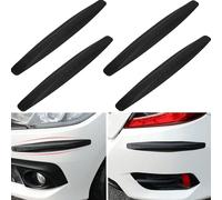 WENINETIES 4 Pezzi Protezione Paraurti Auto per Toyota Yaris Cross 2020-2026 SUV, Strisce Antisegni Paracolpi Anteriori e Posteriori Adesive Universali Design Carbonio