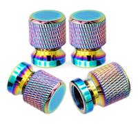 WENINETIES 4 Pezzi Tappi Valvola per Smart ForTwo 450 1998-2007, Cappucci delle Valvole Pneumatici Protezione Antipolvere Anticorrosione Ermetici