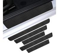 WENINETIES 5 Pezzi Battitacco Adesivi Soglie Porte per Mercedes Benz GLA X156 2013-2019, Protezione per Davanzale della Porta Battitacco in Fibra di Carbonio