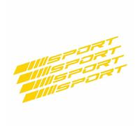 WENINETIES 8 Adesivi per Pneumatici per Porsche 934/5/935 (Moby Dick), Kit Lettere Performance Scritte Ruote Tuning Sport Design Personalizzazione Grafica Ruota,D