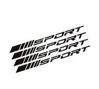 WENINETIES 8 Adesivi per Pneumatici per Porsche 934/5/935 (Moby Dick), Kit Lettere Performance Scritte Ruote Tuning Sport Design Personalizzazione Grafica Ruota,A