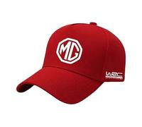 WENINETIES Cappello da Baseball Uomo per MG Comet EV 2023 -, Tessuto Traspirante e Confortevole Berretto da Tennis da Golf Visor Sportive Cappello,Red