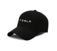 WENINETIES Cappello da Baseball Uomo per Tesla, Tessuto Traspirante e Confortevole Berretto da Tennis da Golf Visor Sportive Cappello,Bla-CK