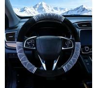 WENINETIES Coprivolante Auto per Citroën Jumper à partir de 2007, Accessori Auto Interno Copri Volante Copristerzo Copertura Copri Sterzo Macchina 36.5-38cm,Grey