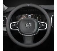 WENINETIES Coprivolante Auto per Volvo V40 2012-2019, Copri Sterzo Macchina Copertura di Volante Traspirante e Antiscivolo Accessori Interno Regali per Donna e Uomo,A