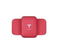 WENINETIES Cuscino per Braccioli Auto per Tesla Model 3 Highland, Cuscinetto Console Auto Console Cuscino Protettivo per Box Bracciolo Accessori Auto,Red