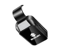 WENINETIES Porta Occhiali Auto per Suzuki Ignis II 2020 2021 2022 2023 2024, Supporto per Occhiali da Visiera Clip Regolabile Antiscivolo,Black