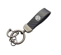 WENINETIES Portachiavo per MG HS 2017 2018 2019 2020 2021 2022 2023 2024, Auto Portachiavi con Logo Stemma Key Chain Auto Chiave Ciondolo Sostituire Chiavi Anelli D Ruotabile,A