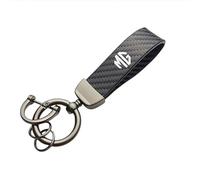 WENINETIES Portachiavo per MG MG4 EV XPower 2023 2024, Auto Portachiavi con Logo Stemma Key Chain Auto Chiave Ciondolo Sostituire Chiavi Anelli D Ruotabile,B