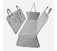 WENINETIES Tappetino Auto per Cani per Peugeot 5008 I 2009-2013, Impermeabile Antiscivolo Coprisedile Viaggiare Protezione Accessori con Fondo Rigido, Split-Grey
