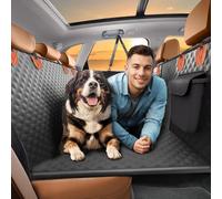 WENINETIES Tappetino Auto per Cani per Peugeot 5008 I 2009-2013, Impermeabile Antiscivolo Coprisedile Viaggiare Protezione Accessori con Fondo Rigido,Hard Base-Bla-CK