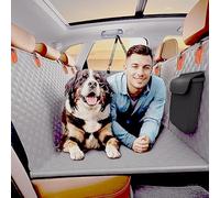 WENINETIES Tappetino Auto per Cani per Peugeot 5008 I 2009-2013, Impermeabile Antiscivolo Coprisedile Viaggiare Protezione Accessori con Fondo Rigido,Hard Base-Grey