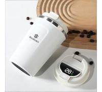 WENINETIES Thermos da Auto per caffè per Suzuki Swift Sport, Impermeabile, Acciaio Inox Ideale per Il Pendolarismo, I Viaggi in Macchina e la Pausa caffè,White