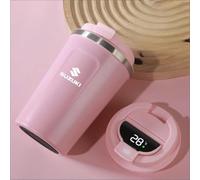WENINETIES Thermos da Auto per caffè per Suzuki Swift Sport, Impermeabile, Acciaio Inox Ideale per Il Pendolarismo, I Viaggi in Macchina e la Pausa caffè,Pink