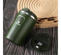 WENINETIES Thermos da Auto per caffè per Suzuki Swift V 2010-2017, Impermeabile, Acciaio Inox Ideale per Il Pendolarismo, I Viaggi in Macchina e la Pausa caffè,Green