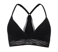 WENJUN Reggiseno Comfort No Cerchi in Acciaio Triangle Cup Y-Strap 6 Colori Opzionale (Colore : Black, Dimensioni : S.)