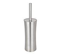 Wenko 16742100 Portascopino per WC Pieno Fiacco, 10,1 x 37,5 x 10,1 cm, Satinato