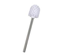 Wenko 16757100 Scopino WC con Manico di Acciaio Inossidabile per Set di Scopino, Materiale Plastico, 8 x 35 x 8 cm, Bianco