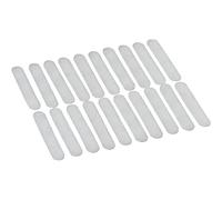 WENKO 17219010100 Strisce adesive anti scivolo - 20 pezzi, Silicone, Trasparente
