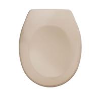 Wenko 17452100 Asse WC Bergamo Beige, Materiale Plastico, 44,4 x 37,2 cm, Beige